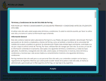 Tablet Screenshot of pisenlacama.com.ar